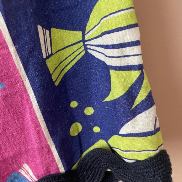 NWT Anthropologie Celandine Linen-Blend Rickrack Mini Skirt Swim Coverup Size L - Picture 8 of 8